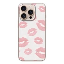 Чехол с розовым рисунком для iPhone 17 Pro (Розовые губы)