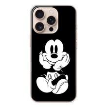 Эксклюзивный чехол для iPhone 17 Pro (AlphaPrint - Мультяшные) (Микки на черном)