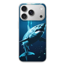 Чехол с картинкой «Хищники» для iPhone 17 Pro – Акула