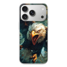 Чехол с картинкой «Хищники» для iPhone 17 Pro – Орёл