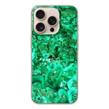 Мраморный чехол на iPhone 17 Pro (VPrint) (Салатный Мрамор)