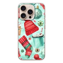 Новогодние Чехлы для Айфон 17 Pro (VPrint) (Одежда НГ)