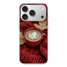 Чехол с уникальным дизайном «Осень с кофе» для iPhone 17 Pro – Кофе на пледе