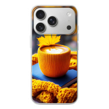 Чехол с уникальным дизайном «Осень с кофе» для iPhone 17 Pro – Кофе с жёлтым
