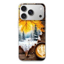 Чехол с уникальным дизайном «Осень с кофе» для iPhone 17 Pro – Осенне-зимнее кофе