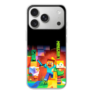 Чехлы для iPhone 17 Pro (Персонажи Майн Крафт) – Герой Майнкрафт