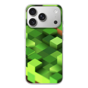 Чехлы для iPhone 17 Pro (Персонажи Майн Крафт) – Текстура