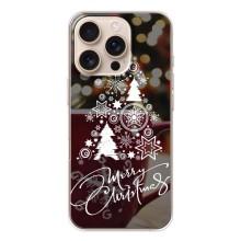 Рождественские Чехлы для iPhone 17 Pro (VPrint) (Елочка узорная)