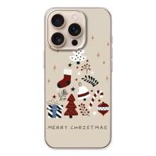 Рождественские Чехлы для iPhone 17 Pro (VPrint) (Merry Christmas)