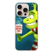 Рождественские Чехлы для iPhone 17 Pro (VPrint) (Зеленый Гринч)