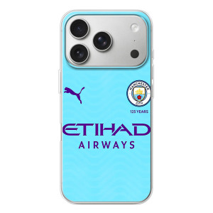Силіконові Чохли з принтом Футбол на iPhone 17 Pro – Man City