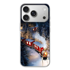 Силіконовий бампер на різдво для iPhone 17 Pro – Потяг