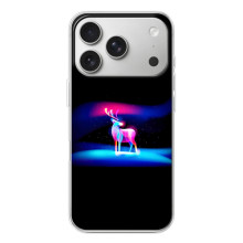 Силіконовий бампер з картинкою звірів для iPhone 17 Pro (Яскравий олень)