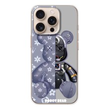 Силиконовый чехол для iPhone 17 Pro – Медведь Louis Vuitton