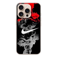 Силіконовый Чохол на iPhone 17 Pro з картинкою НАЙК (Nike дим)