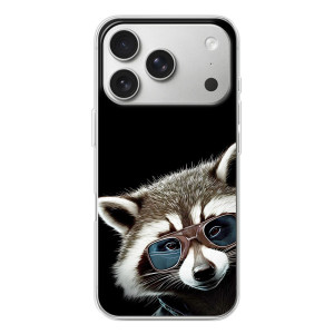 Силиконовый Чехол с Енотами на iPhone 17 Pro – Стильный Енот