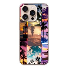 Силиконовый чехол с КАРТИНКАМИ лето для iPhone 17 Pro (AlphaPrint) (Летний отпуск)