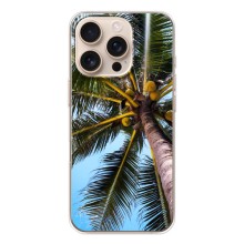 Силиконовый чехол с КАРТИНКАМИ лето для iPhone 17 Pro (AlphaPrint) (Пальма)