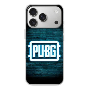 Чохол (TPU) з картинкою "Лого Пабг" на Айфон 17 Про – Лого PUBG