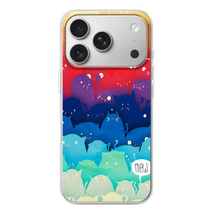 Силиконовый чехол с котиком для iPhone 17 Pro – Mew