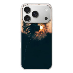 Силиконовый Чехол с одуванчиками на iPhone 17 Pro – Красивый одуванчик