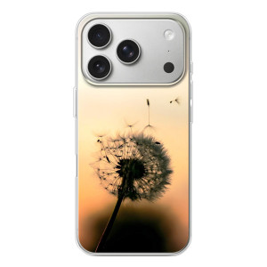 Силиконовый Чехол с одуванчиками на iPhone 17 Pro – Роздумаханый одуванчик