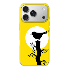 Силіконовий бампер з птичкою на iPhone 17 Pro – Пташка