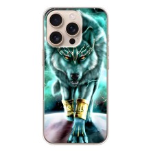Защитные чехлы для Айфон 17 Pro (AlphaPrint) (ХИТ продаж) ВОЛК (Яркий волк)
