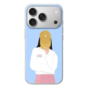 Силиконовый Чехол на iPhone 17 Pro с картинкой Стильных Девушек – Желтая кепка