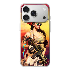ЗСУ Чохли (TPU) для iPhone 17 Pro – Жінка солдат