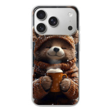 Друкований чохол 'Звірята з кавою' для iPhone 17 Pro – Мішка з кавою