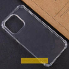 TPU чехол GETMAN Ease logo усиленные углы для Apple iPhone 17 (6.3") – Прозрачный