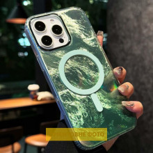 Чехол TPU Shiny Mountain Magnetic Fit для Apple iPhone 17 (6.3")