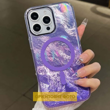 Чохол TPU Shiny Mountain (MagFit) для Apple iPhone 17 (6.3") – Фіолетовий