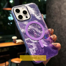 Чохол TPU Shiny Mountain (MagFit) для Apple iPhone 17 (6.3") – Фіолетовий
