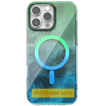 Чохол TPU Shiny Mountain (MagFit) для Apple iPhone 17 (6.3") – Зелений