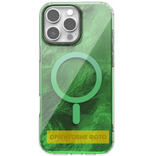 Чохол TPU Shiny Mountain (MagFit) для Apple iPhone 17 (6.3") – Зелений
