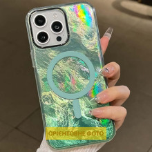 Чохол TPU Shiny Mountain (MagFit) для Apple iPhone 17 (6.3") – Зелений