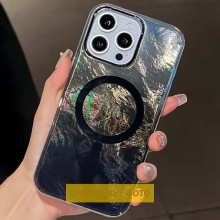 Чохол TPU Shiny Mountain (MagFit) для Apple iPhone 17 (6.3") – Чорний