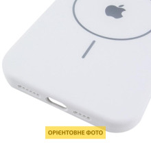 Чохол Silicone Case Full Protective (AA) V2 with MagSafe для Apple iPhone 17 (6.3") – Білий