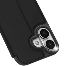 Чохол-книжка Dux Ducis з кишенею для візиток для Apple iPhone 17 (6.3") – Чорний