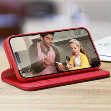 Чохол-книжка Dux Ducis Hivo для Apple iPhone 17 (6.3") – Червоний