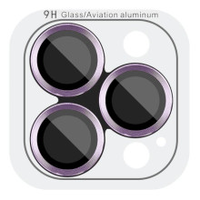 Захисне скло Metal Classic на камеру (у упак.) для Apple iPhone 17 (6.3") – Фіолетовий