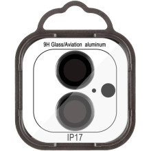 Защитное стекло Metal Classic на камеру (в упак.) для Apple iPhone 17 (6.3") – Черный