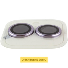 Защитное стекло Metal Classic на камеру (в упак.) для Apple iPhone 17 (6.3") – Фиолетовый