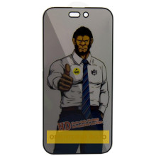 Защитное стекло Privacy 5D Anti-Static (тех.пак) для Apple iPhone 17 / 16 Pro (6.3")