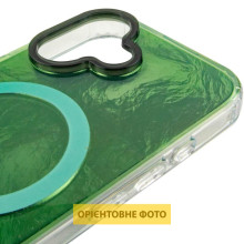 Чехол TPU Shiny Mountain Magnetic Fit для Apple iPhone 17 (6.3") – Зеленый