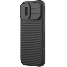 Карбоновая накладка Nillkin CamShield Pro Magnetic для Apple iPhone 17 (6.3") – Черный