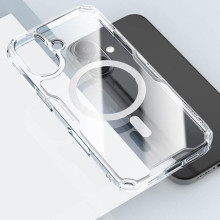 TPU чехол Nillkin Nature Pro Magnetic для Apple iPhone 17 (6.3") – Прозрачный
