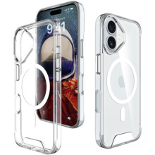 Чехол TPU Space Case with MagSafe для Apple iPhone 17 (6.3") – Прозрачный